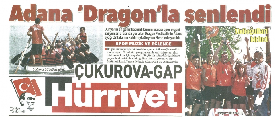 Hürriyet Gazetesi - Adana Dragon'la şenlendi